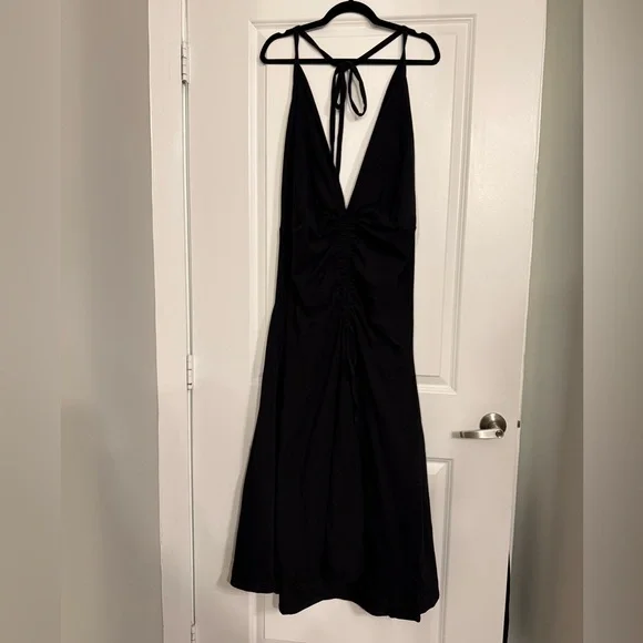 Willow Drawstring A-Line Midi Dress Rebdolls NWT - Picture 2 of 5